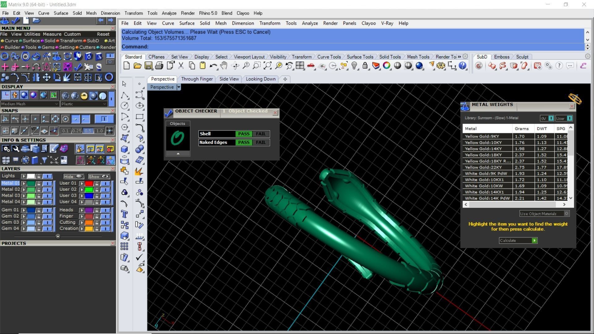 Snake ring with special sparkling diamond 3D print model_7