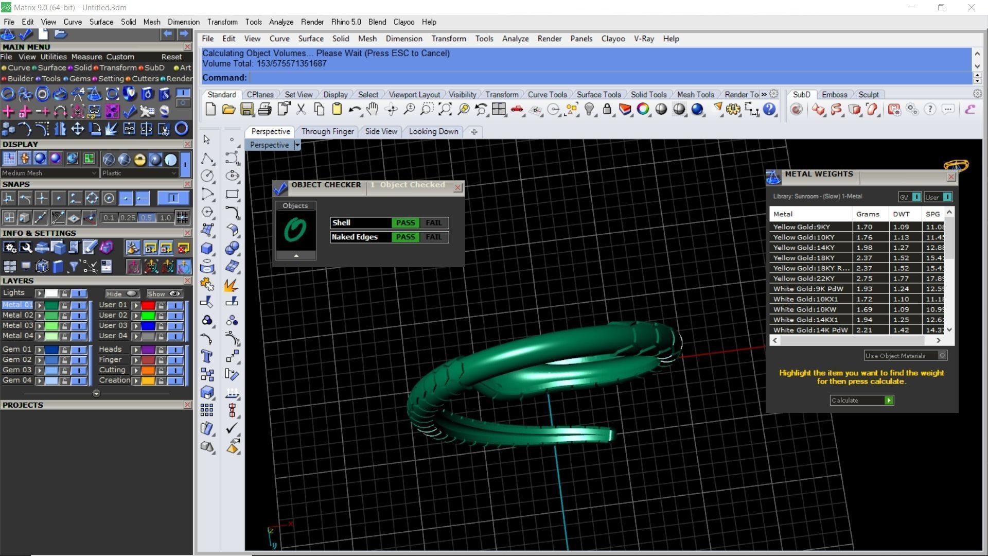 Snake ring with special sparkling diamond 3D print model_4