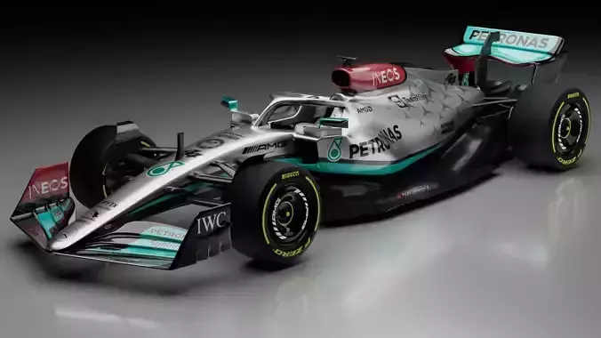 Mercedes-AMG Petronas F1 W13 Barcelona pre-season test version