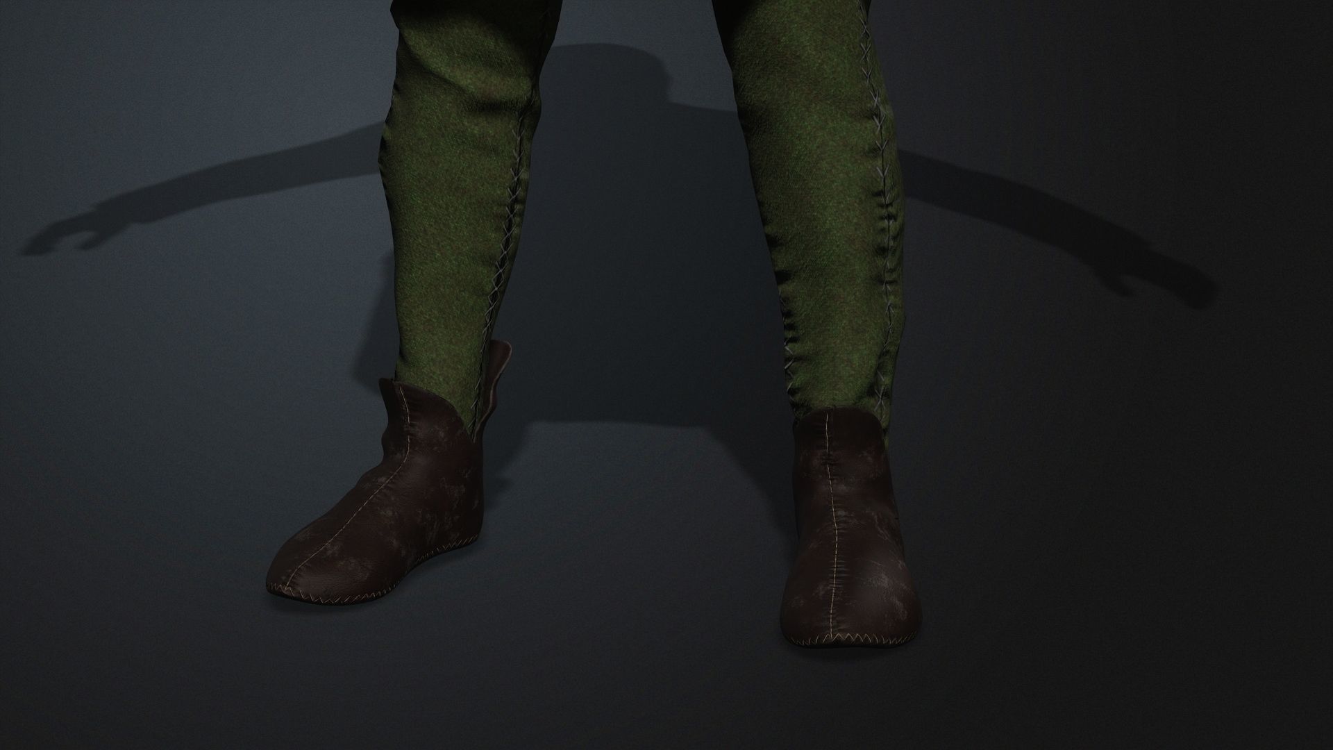 3D Medieval Character 01 Villager Town Folk Low-poly 3D model_5