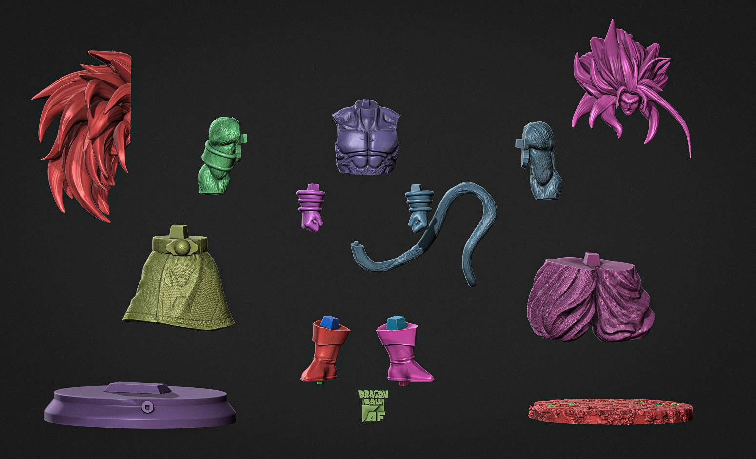 Tablos Dragonball AF 3D print model_3