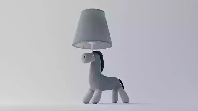 Childroom horse desk lamp