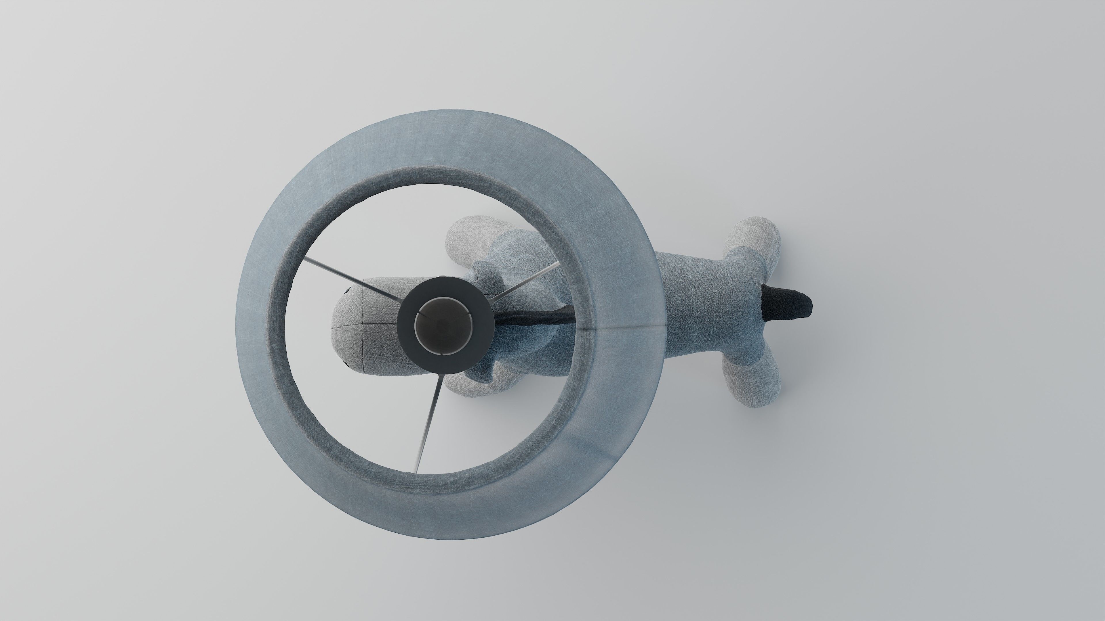 Childroom horse desk lamp 3D model_6