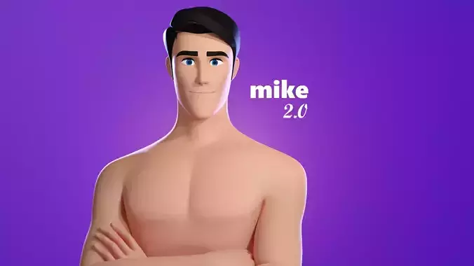 Mike cartoon Male Teen Character
