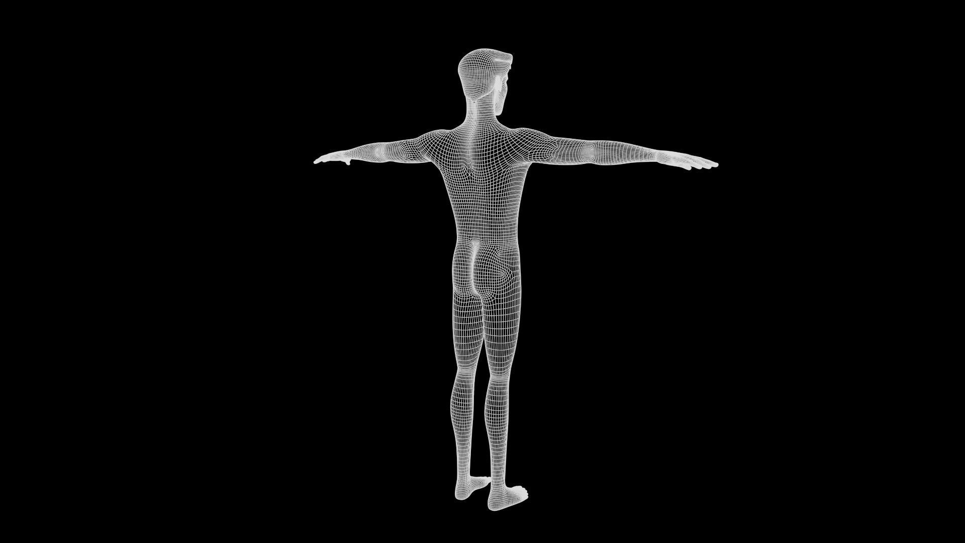 Mike cartoon Male Teen Character 3D model_50