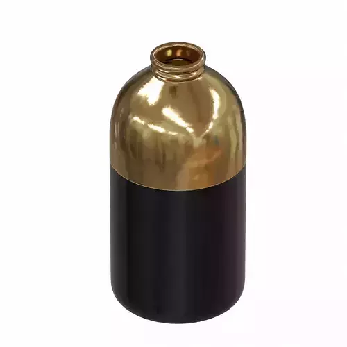 Black and Gold Decor Vase