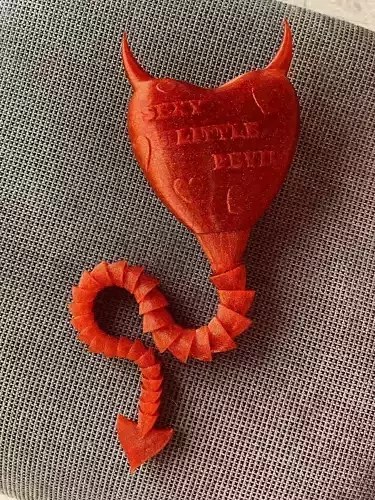 Devils Heart  - Valentine 3D print model