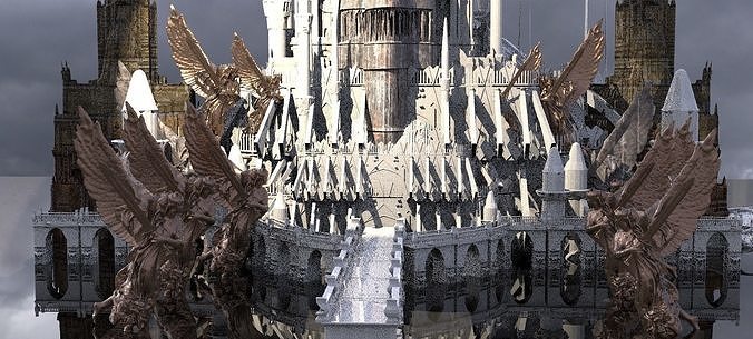 Halls of Zeus King of the gods Kit bash 3D model