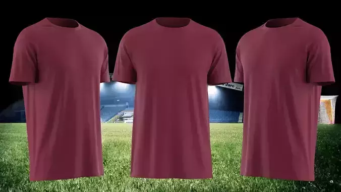 Raglan Sleeve Casual T-Shirt with Round Neck