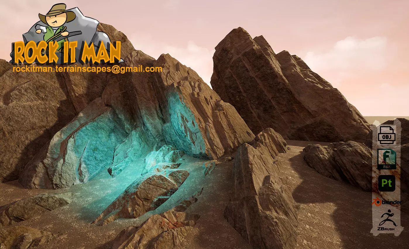 sharp flat 01 Low-poly 3D model_0