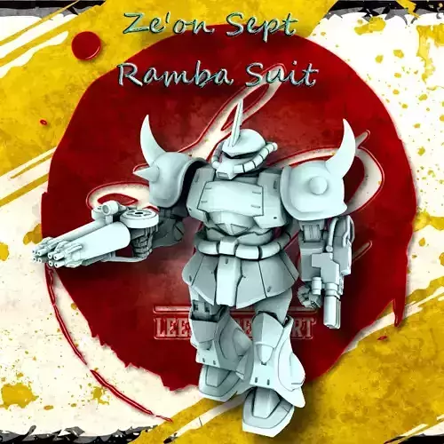 Zeon Sept Ramba Suit 3D print model