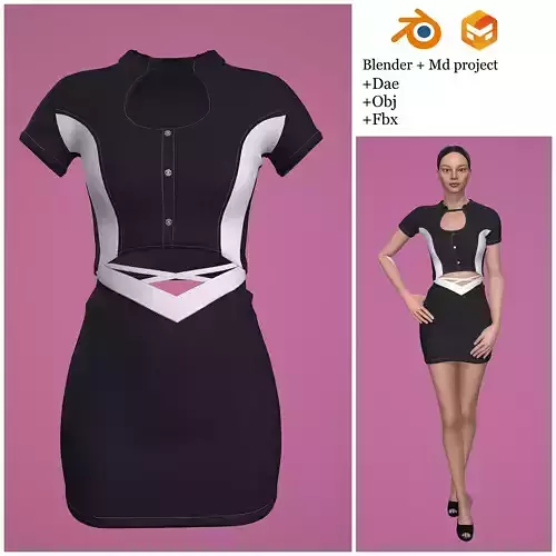 Summer dress no character and shoe - 2 pieces outfit