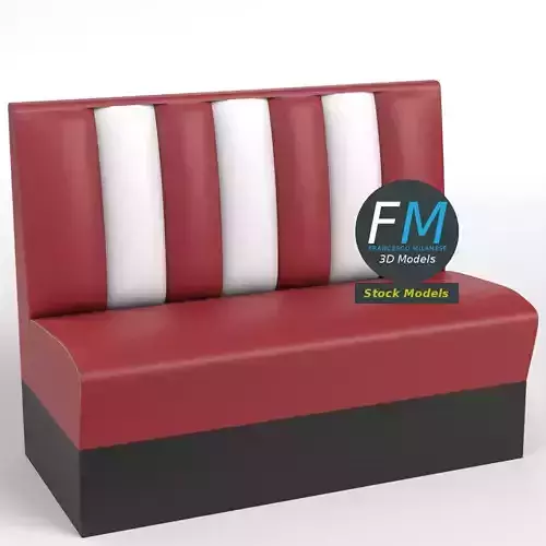 Diner booth banquette