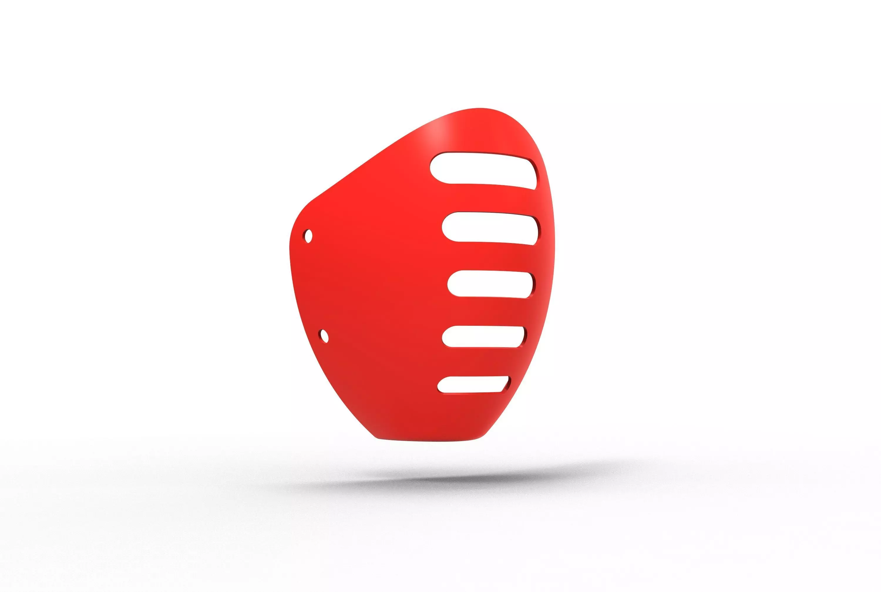 Plastic mask 3D print model_0