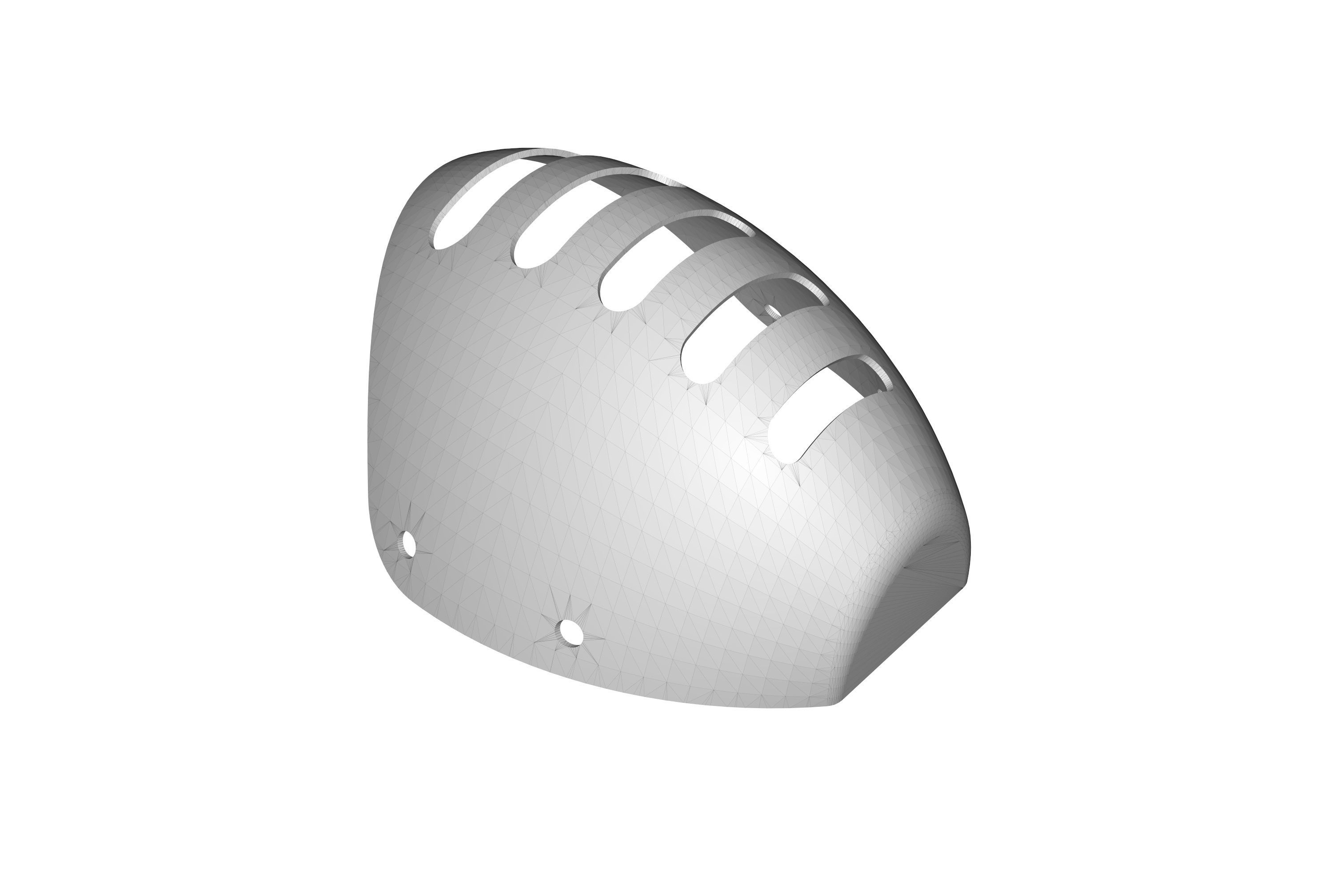 Plastic mask 3D print model_4