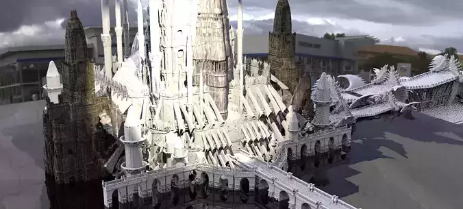 White Palace Emperors city 6 Kit bash 