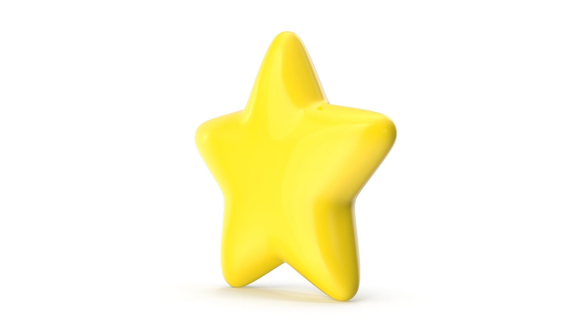 Mario Star Low-poly 3D model_5