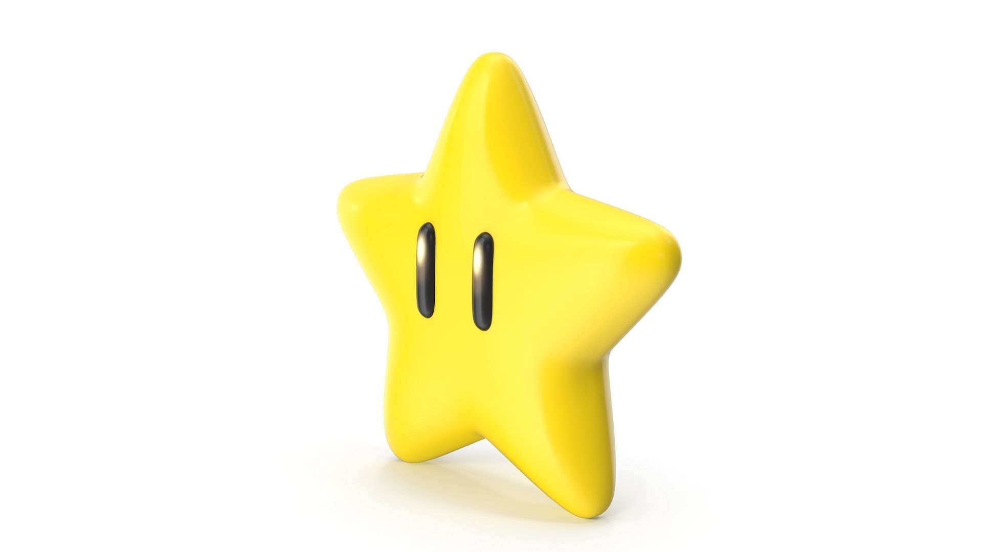 Mario Star Low-poly 3D model_3