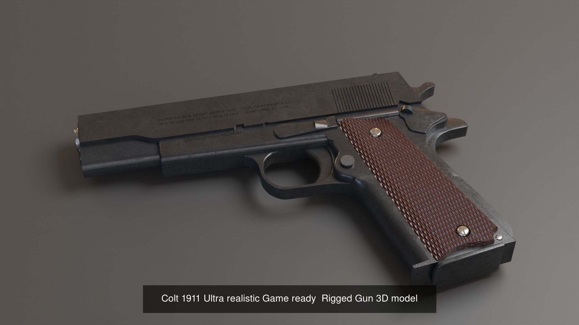 The 141 3D asset pack - call of duty short animated film assets 3D Model Collection_7