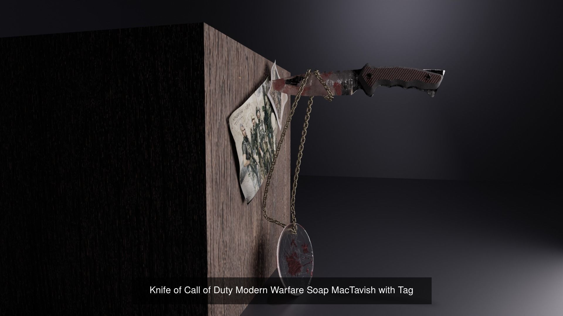 The 141 3D asset pack - call of duty short animated film assets 3D Model Collection_8