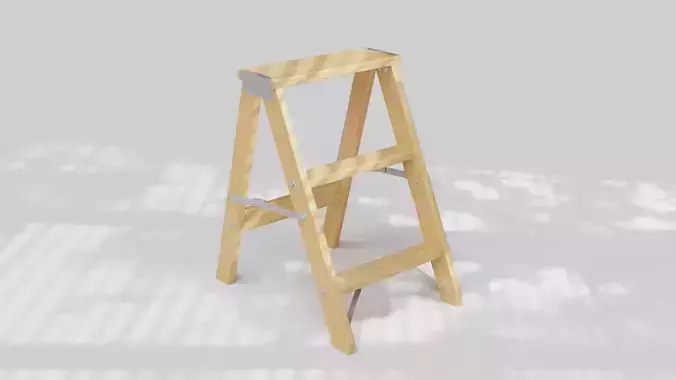 Wooden Step Ladder