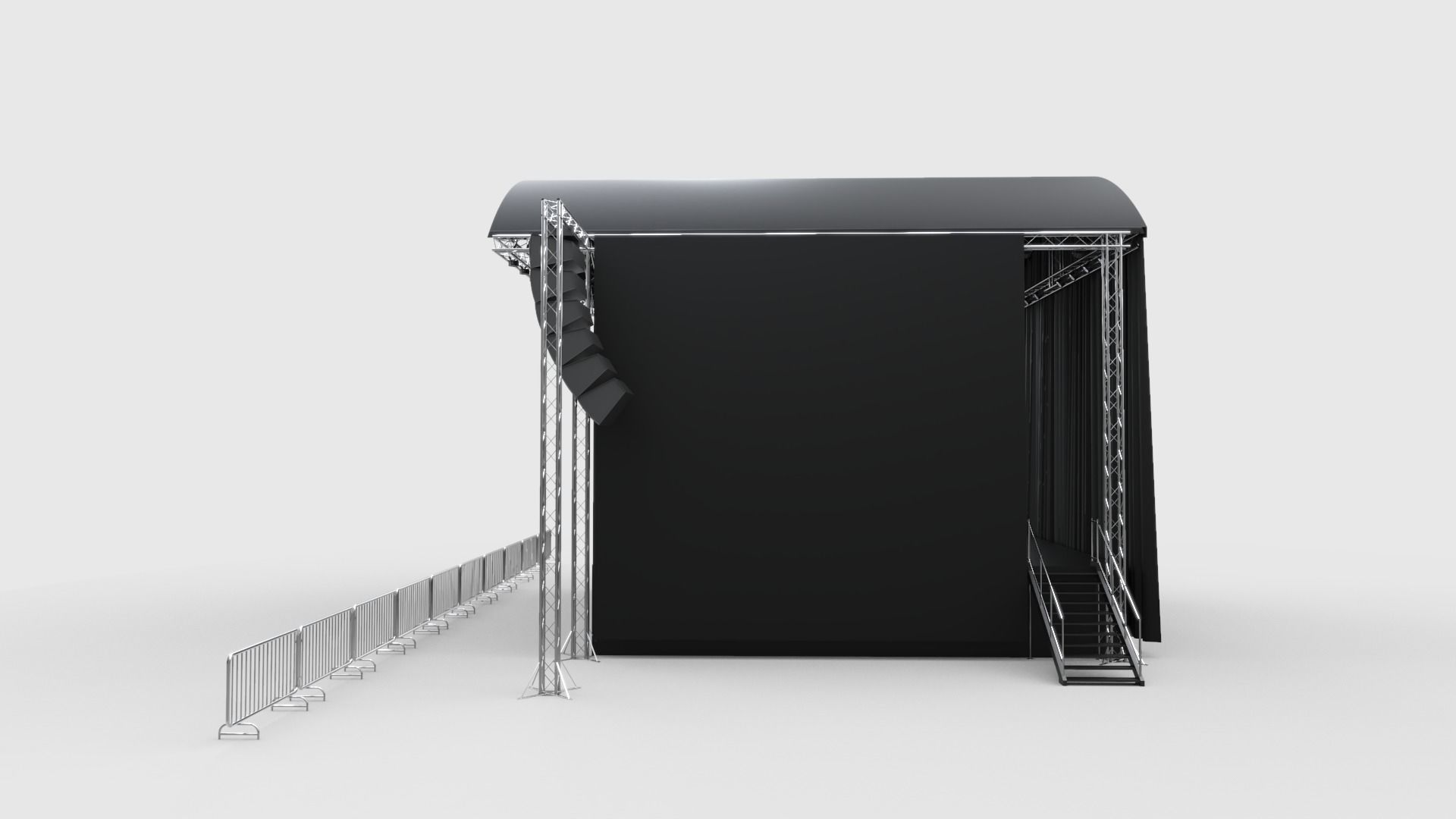 Concert Stage 7 3D model_7