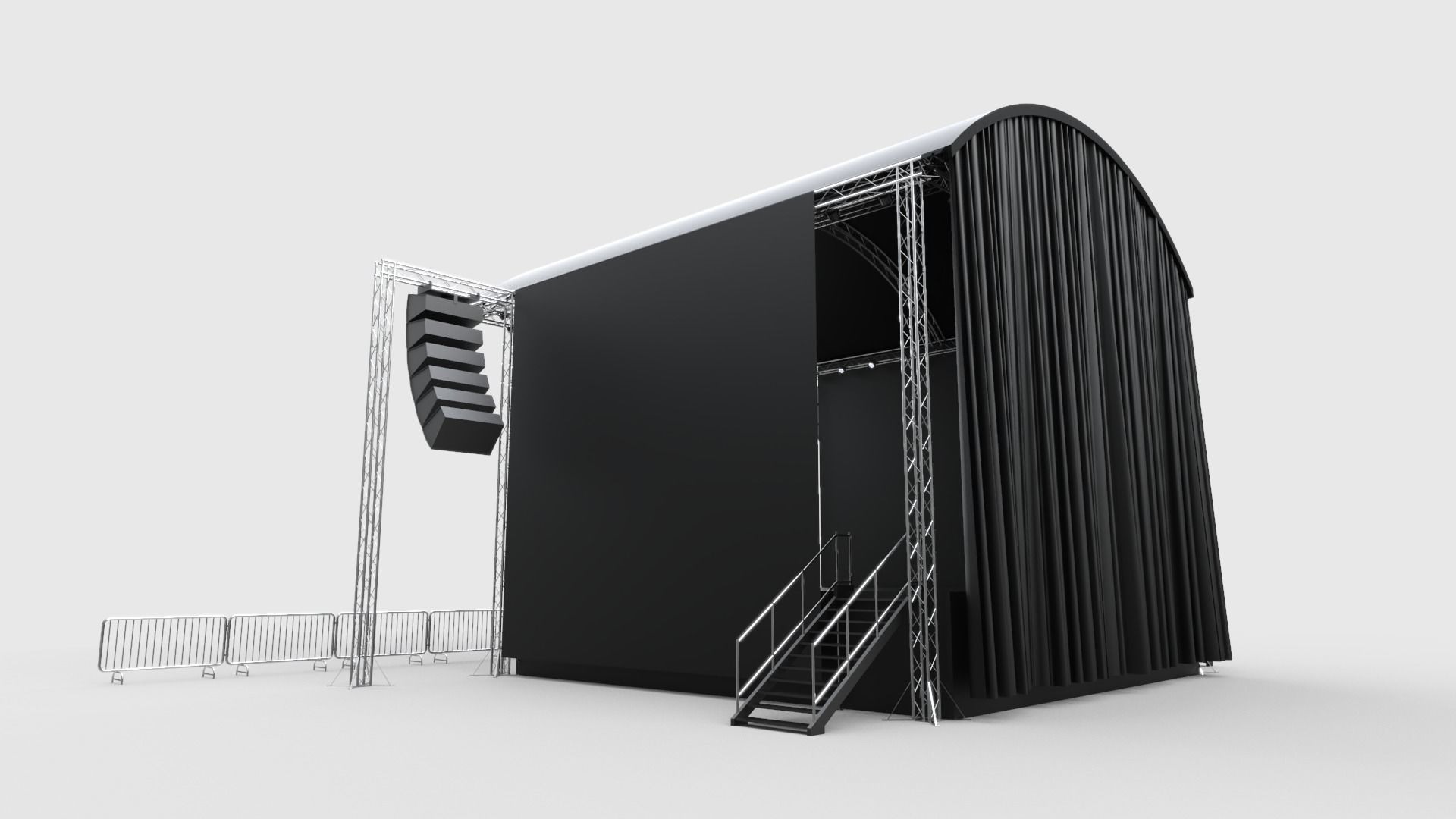 Concert Stage 7 3D model_5