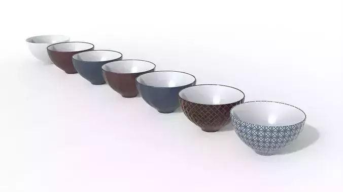 Tableware set japanese rice bowl