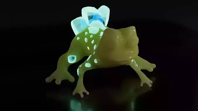 Frog Infected with Crystal
