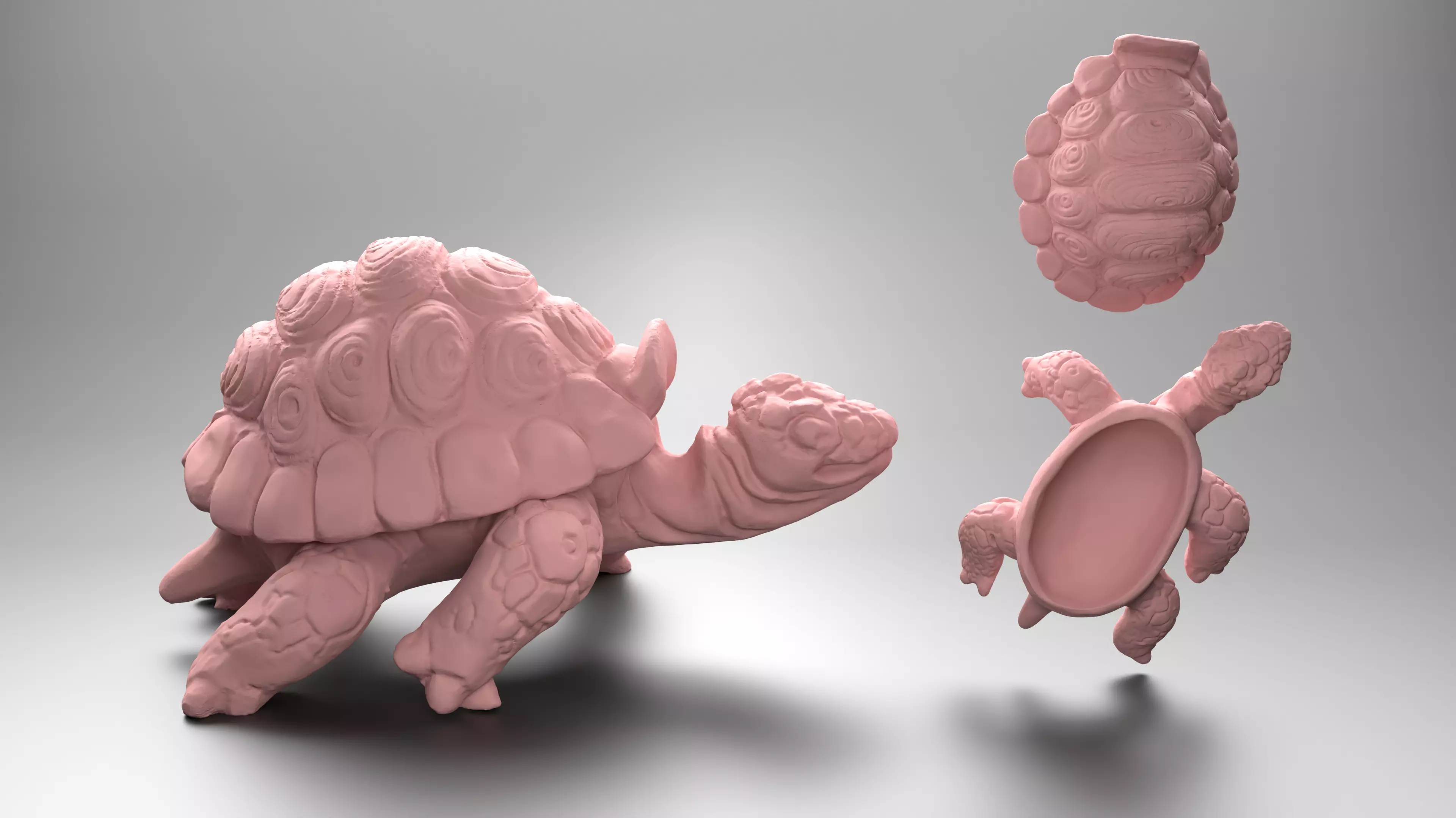 Tortoise - Container 3D print model_0
