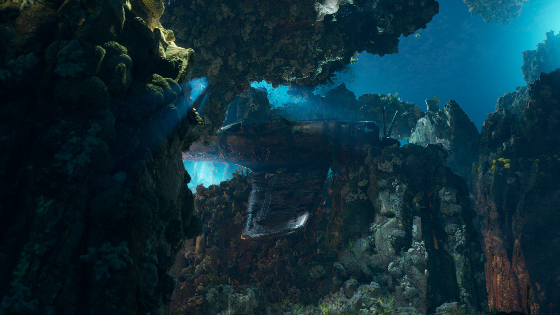 Aqua Coral Reef - Unreal Engine Environment Low-poly 3D model_3