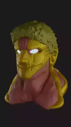 Armored Titan Bust from Attack on Titan 