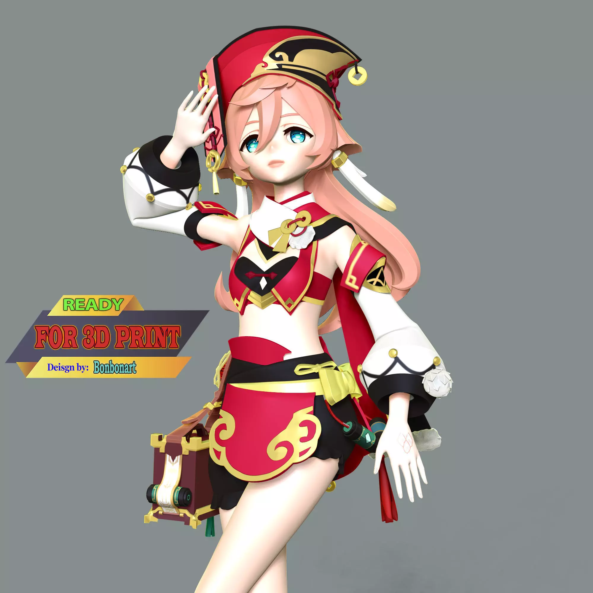 Yanfei - Genshin Impact 3D print model