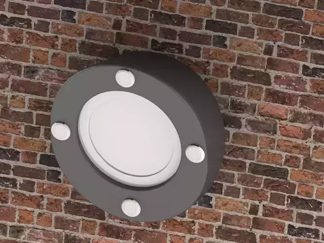 Submarine style round LED wall lamp model