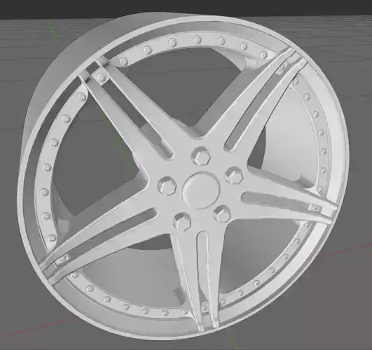 OIP-5 wheel for car 3D print model