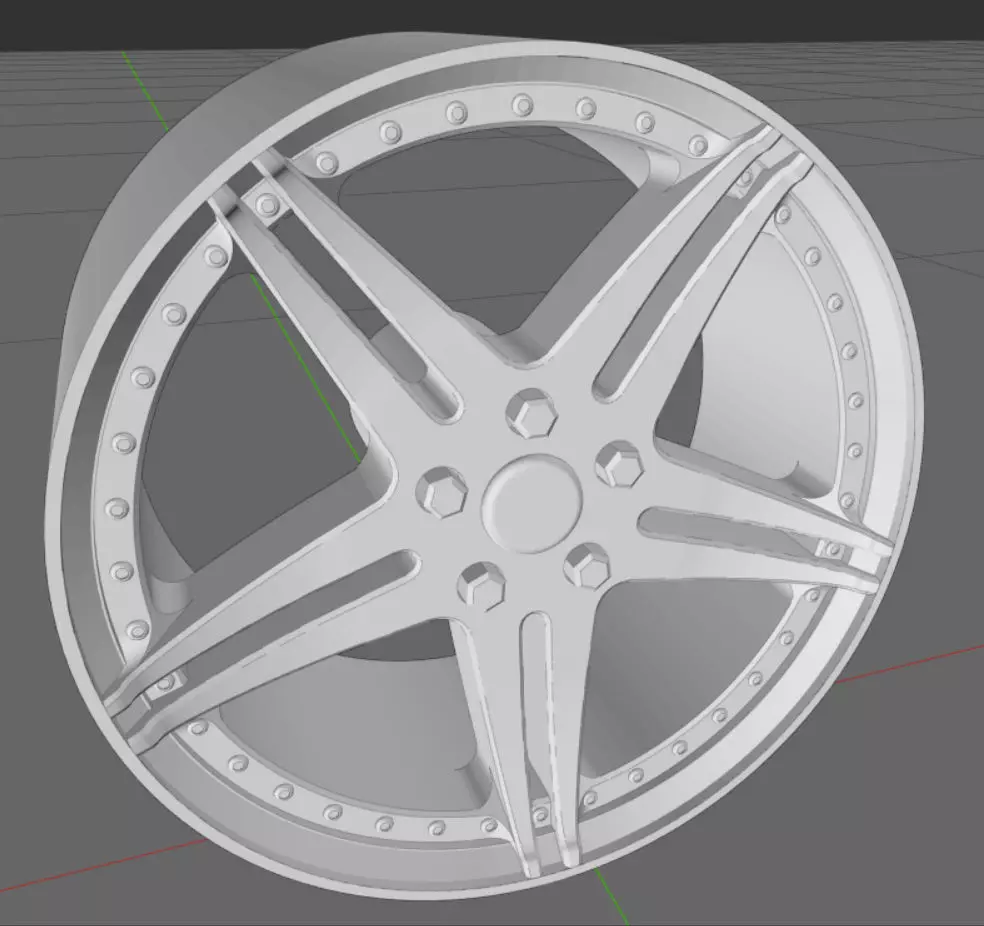 OIP-5 wheel for car 3D print model_0