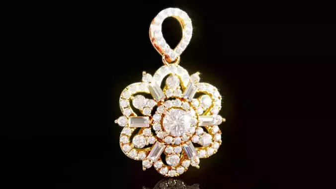 Cluster Halo Pendant