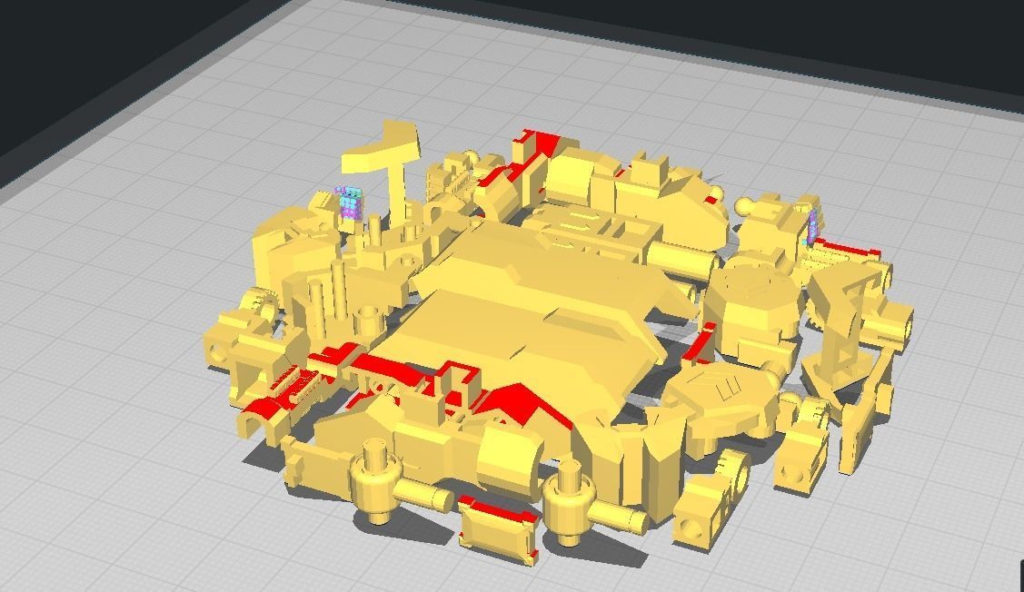 Gusion Rebake Full City Arms 3D print model_1