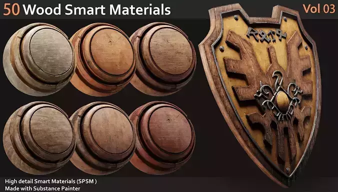 50 Wood Smart Materials Vol3 Texture