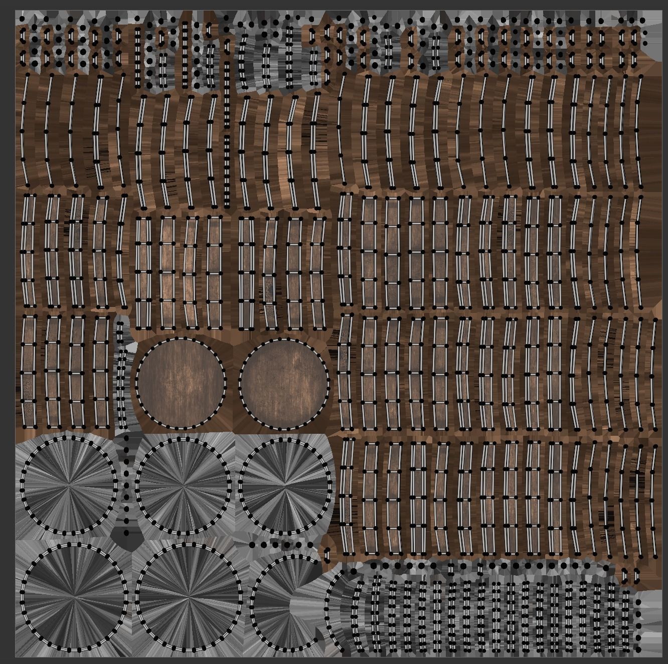 Low Poly realistic barrel whiskey Low-poly 3D model_8