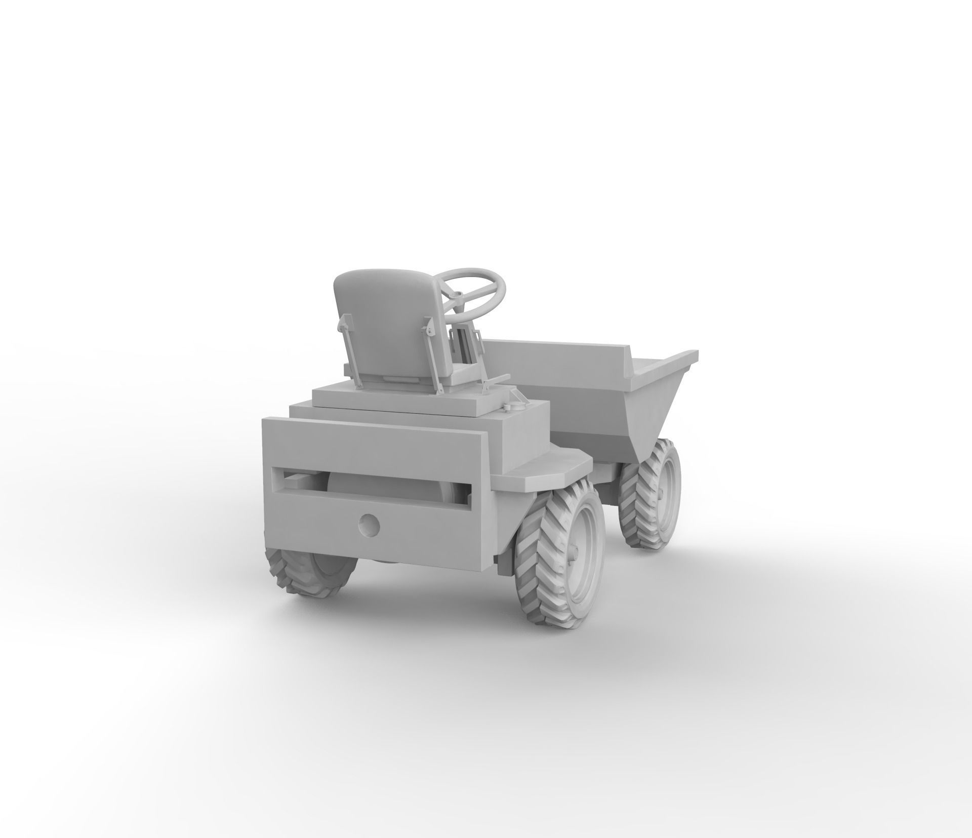 Thwaites 2 tone Dumper Truck 3D print model_14