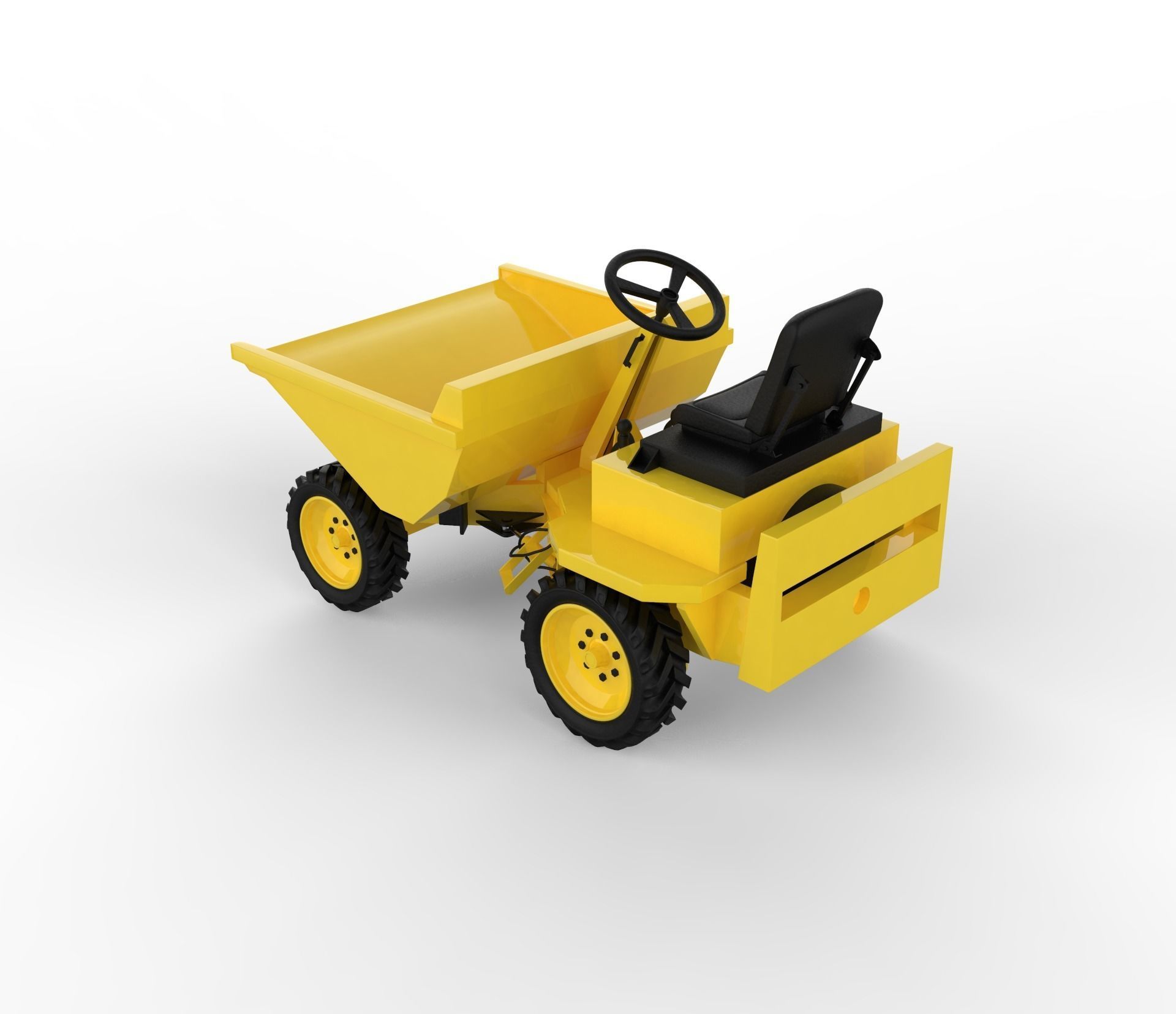 Thwaites 2 tone Dumper Truck 3D print model_7
