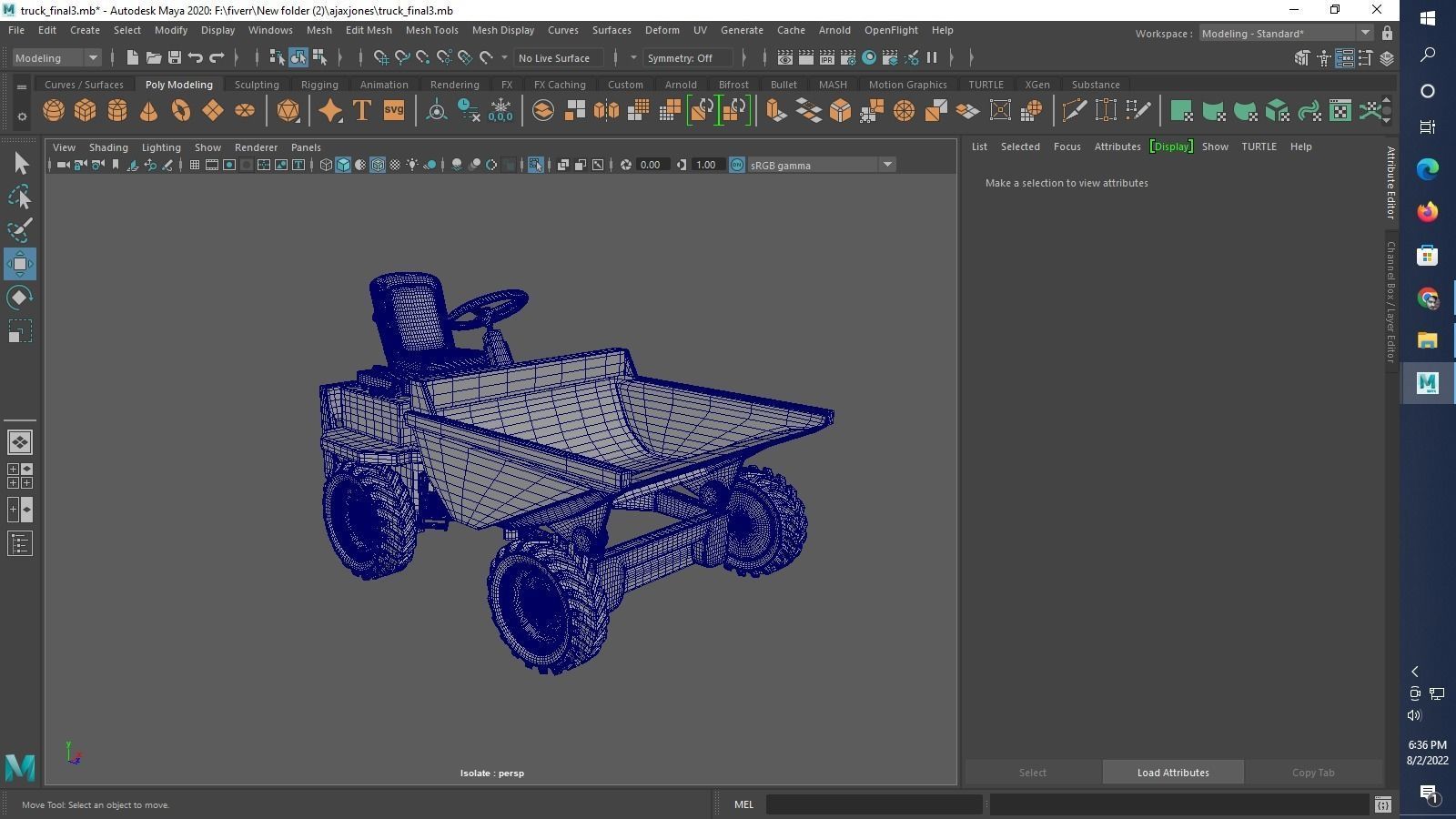 Thwaites 2 tone Dumper Truck 3D print model_17