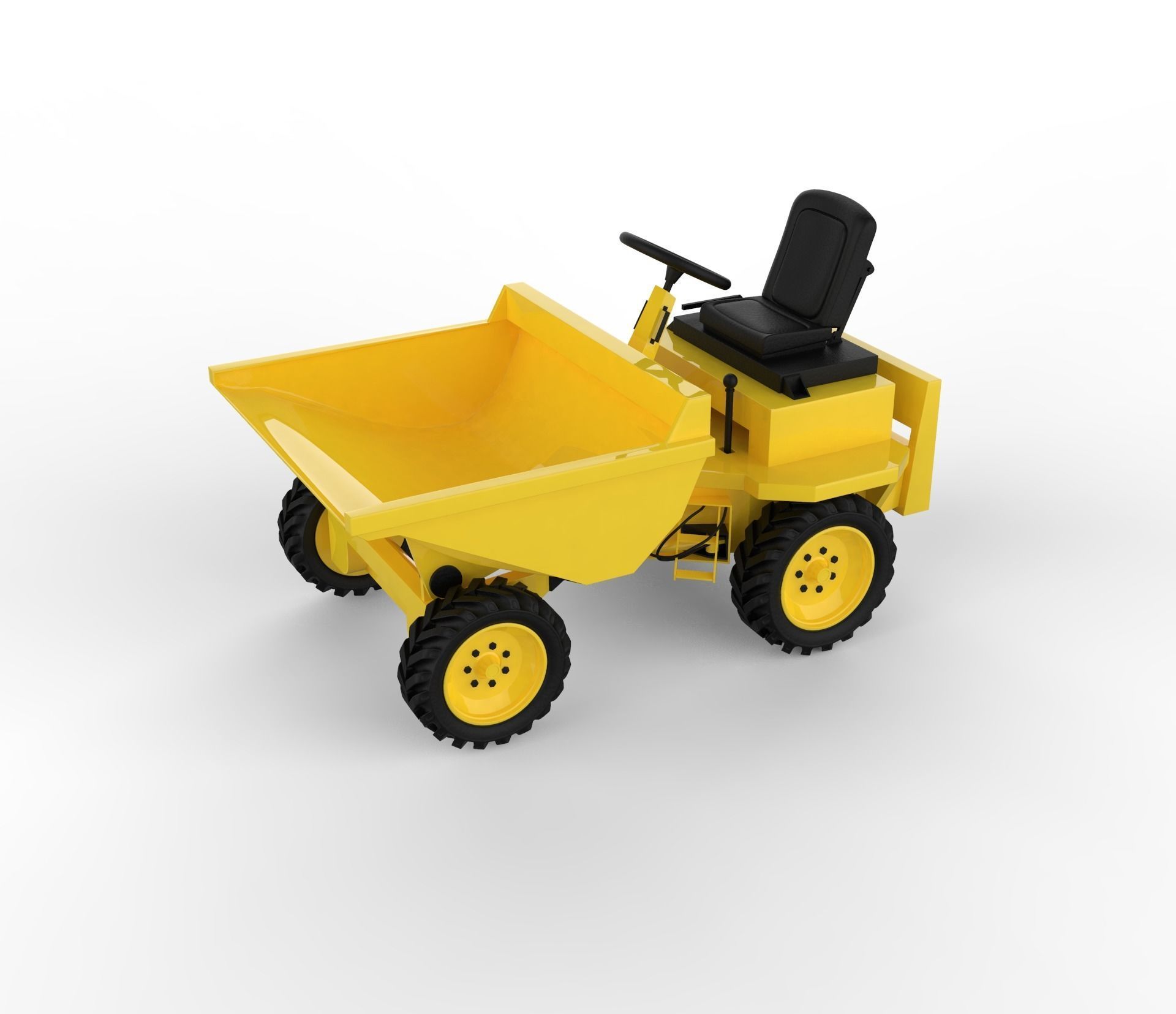 Thwaites 2 tone Dumper Truck 3D print model_6