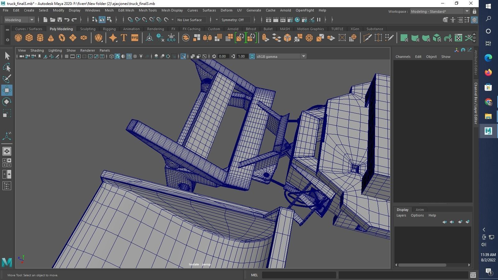 Thwaites 2 tone Dumper Truck 3D print model_34