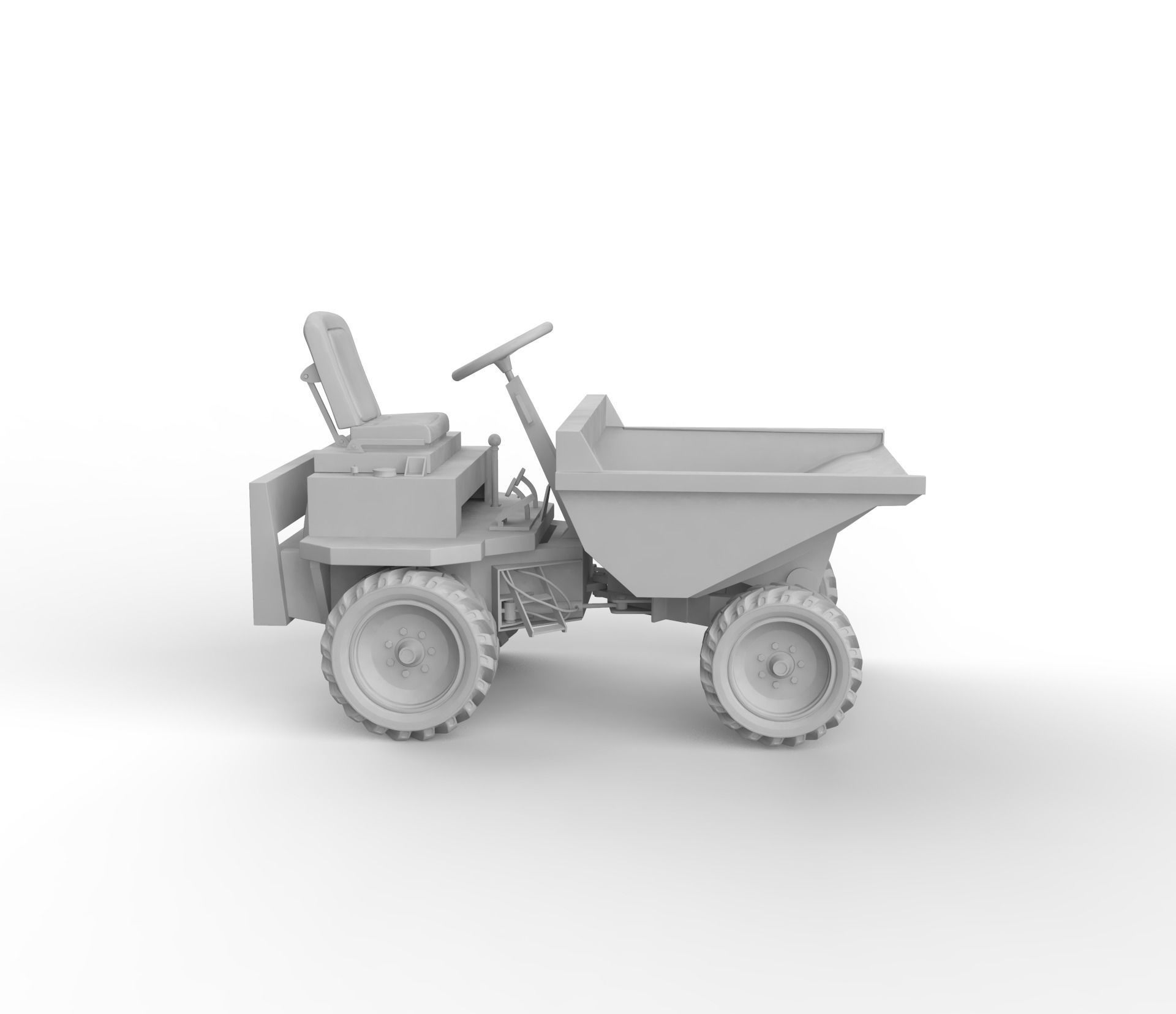 Thwaites 2 tone Dumper Truck 3D print model_15
