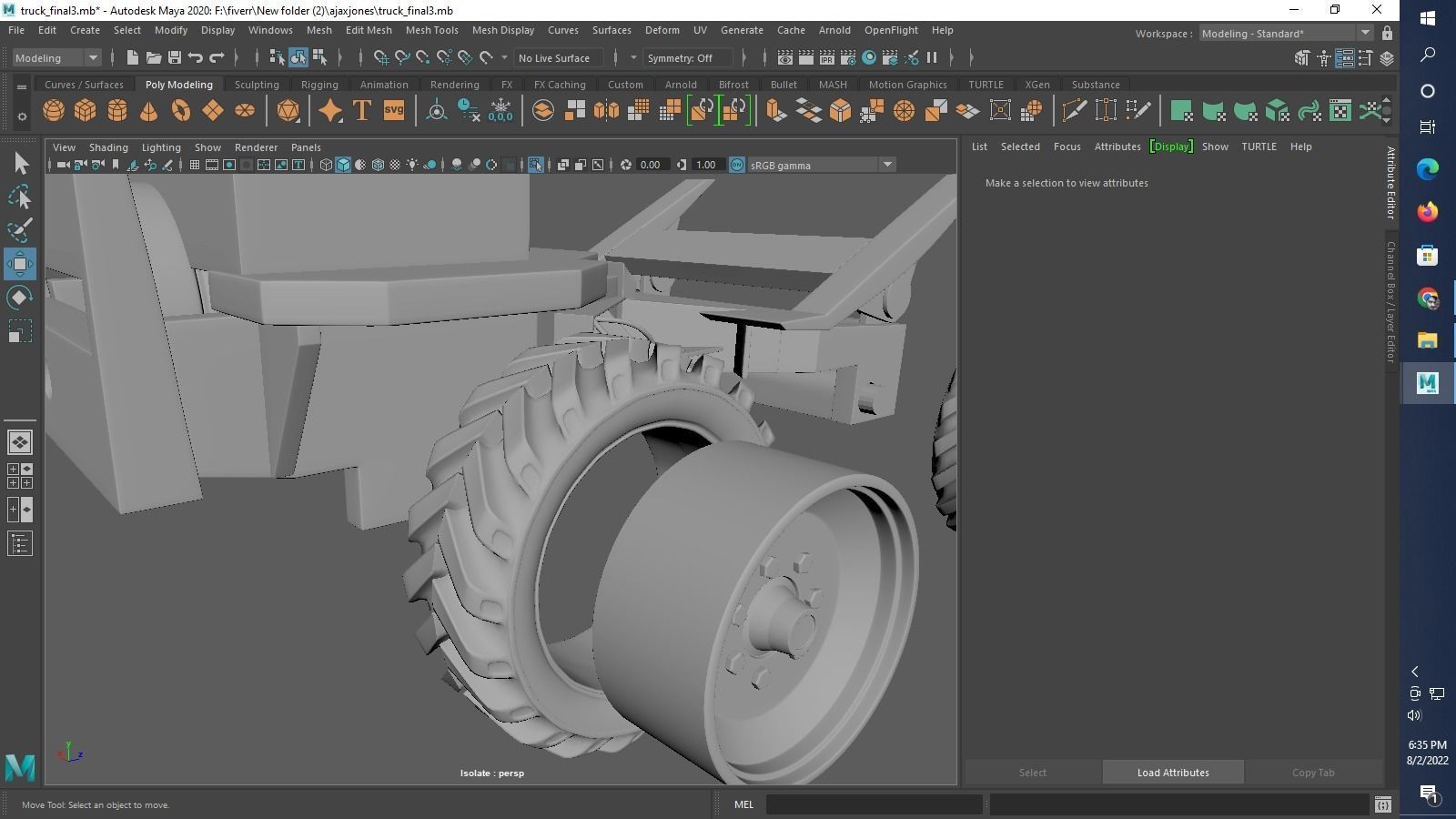 Thwaites 2 tone Dumper Truck 3D print model_20