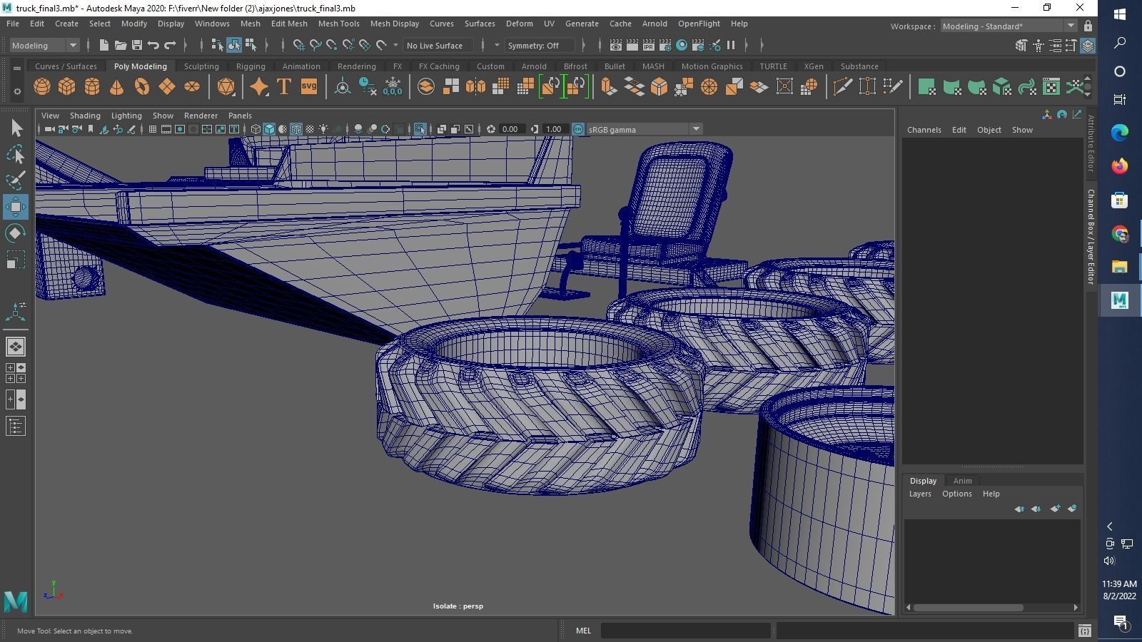 Thwaites 2 tone Dumper Truck 3D print model_32