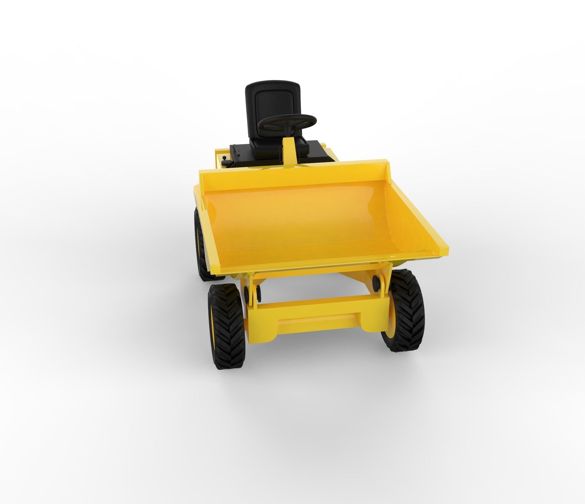 Thwaites 2 tone Dumper Truck 3D print model_10
