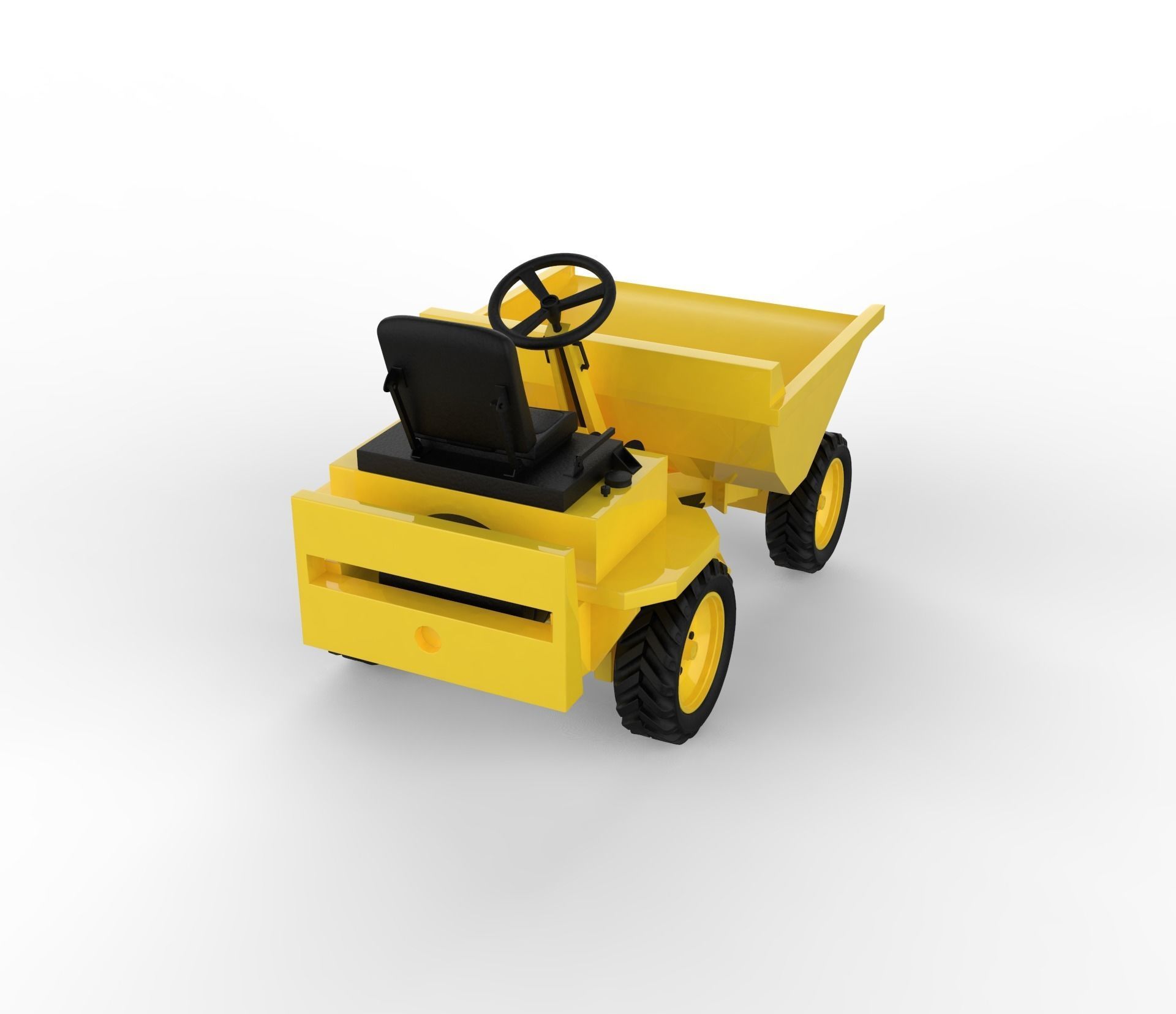 Thwaites 2 tone Dumper Truck 3D print model_8